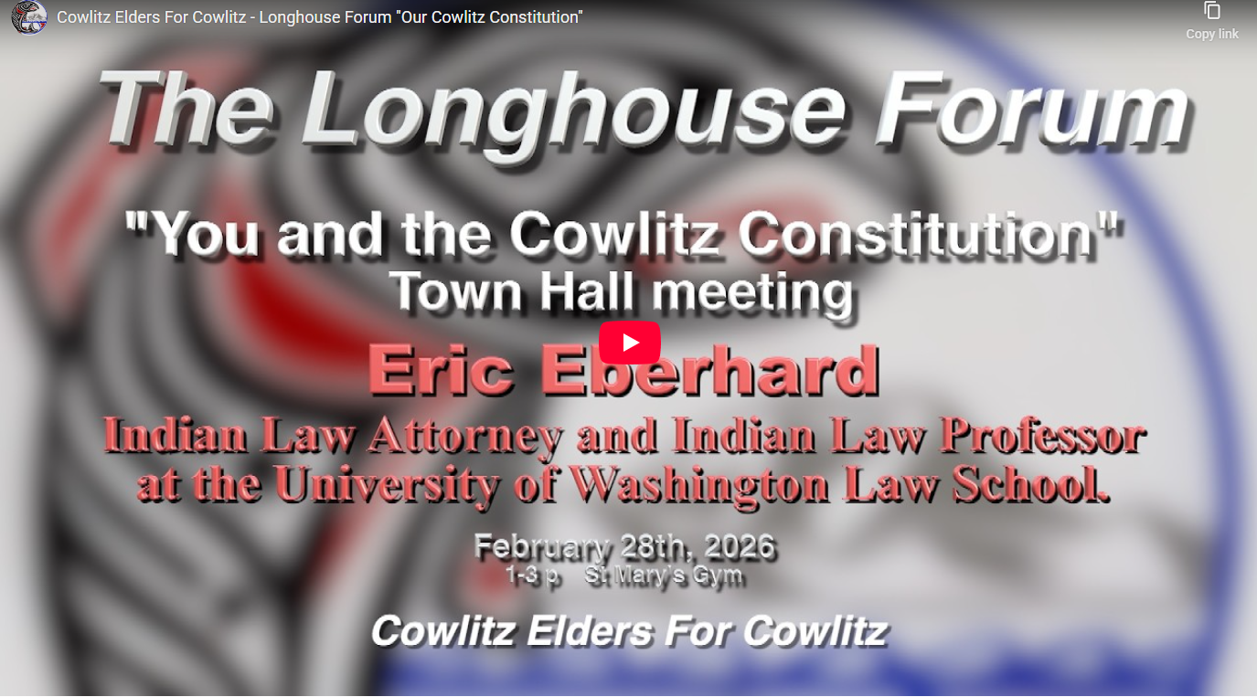 Our Cowlitz Constitution